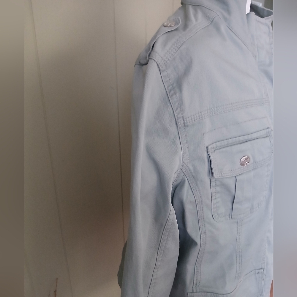 Women's Kensie Lightweight Zip-Up Utility XL Desert Sage.  NWT - Picture 5 of 8